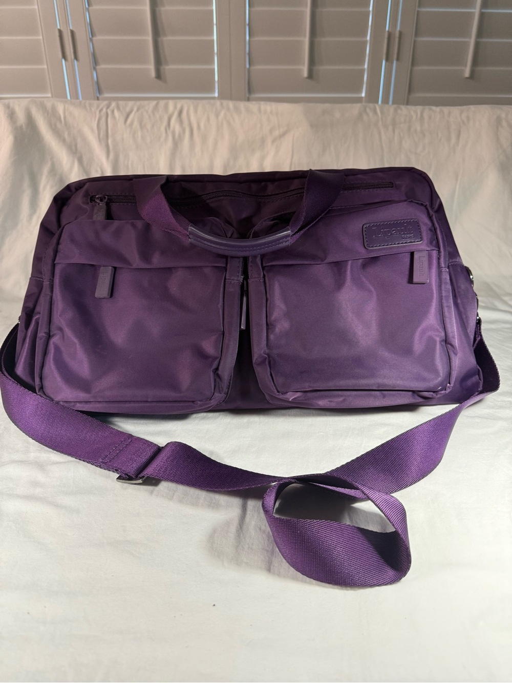 Lipault Versatile Nylon Carryon/Travel bag